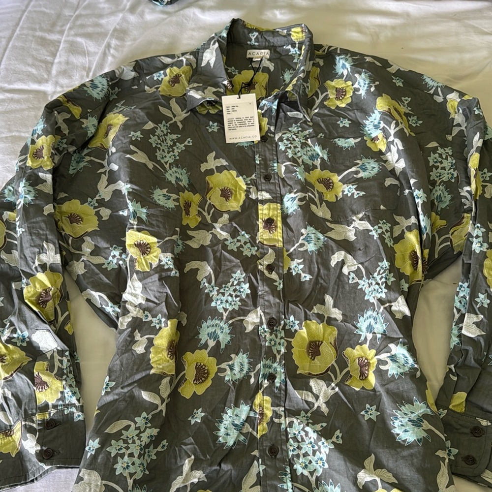 Acacia Willa p/s nwt shirt citrine